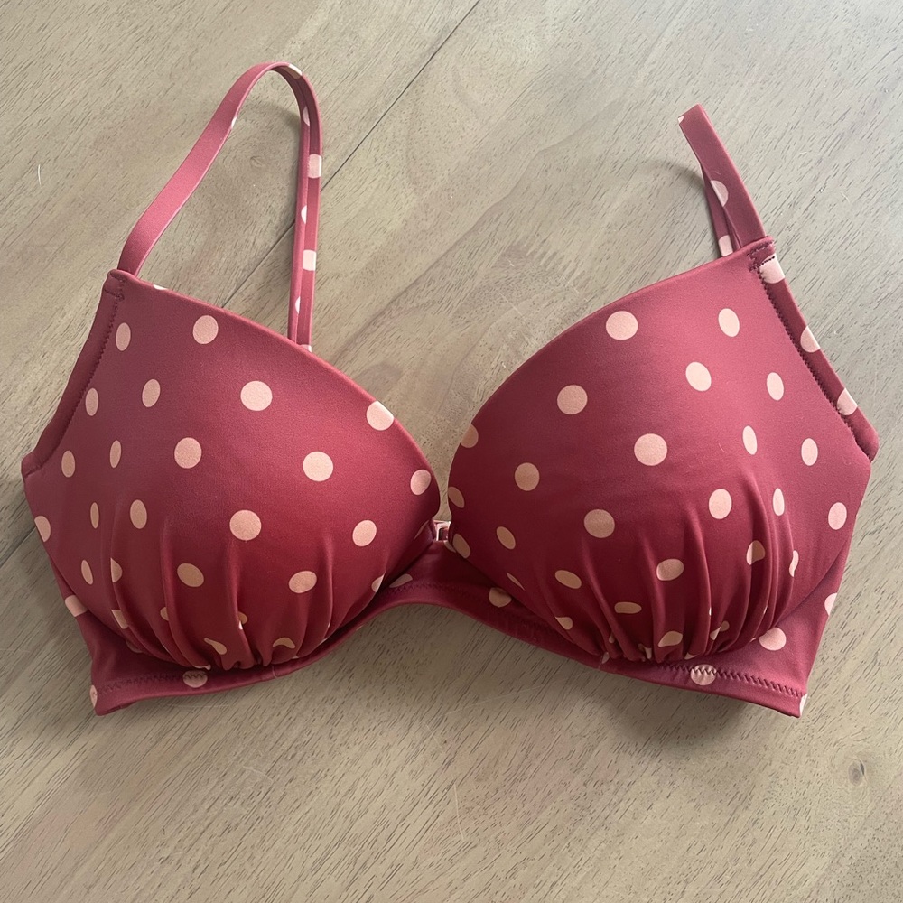 Polka Dot bikini top, 36D